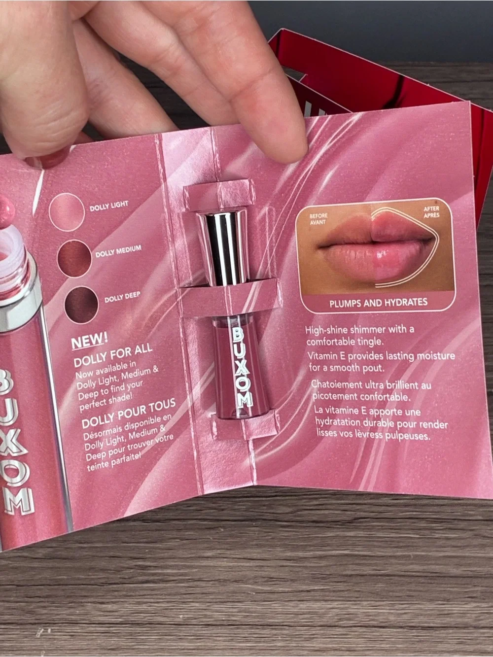 🐼 3/$25 NWT BUXOM Plumping Lip Duo - Pink & Red